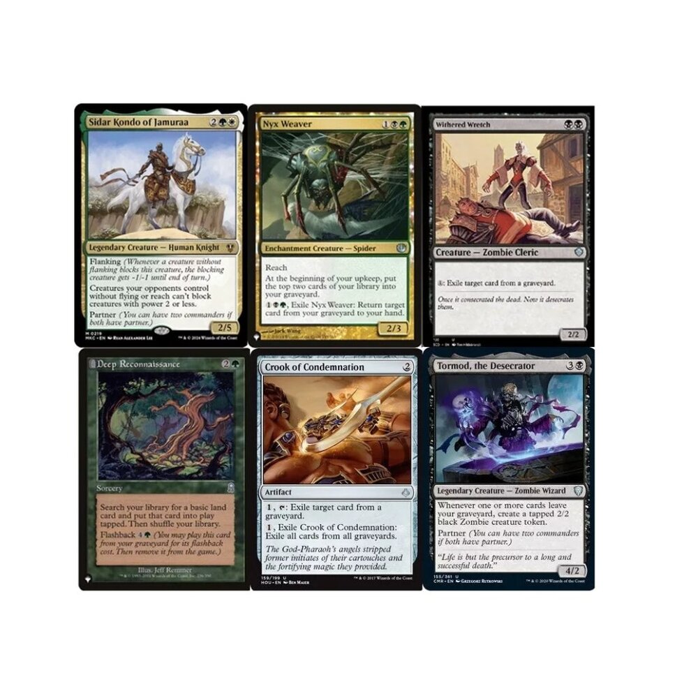 MTG Commander EDH Deck Tormod the Desecrator 100 Cards Sidar Kondo of Jamuraa NM